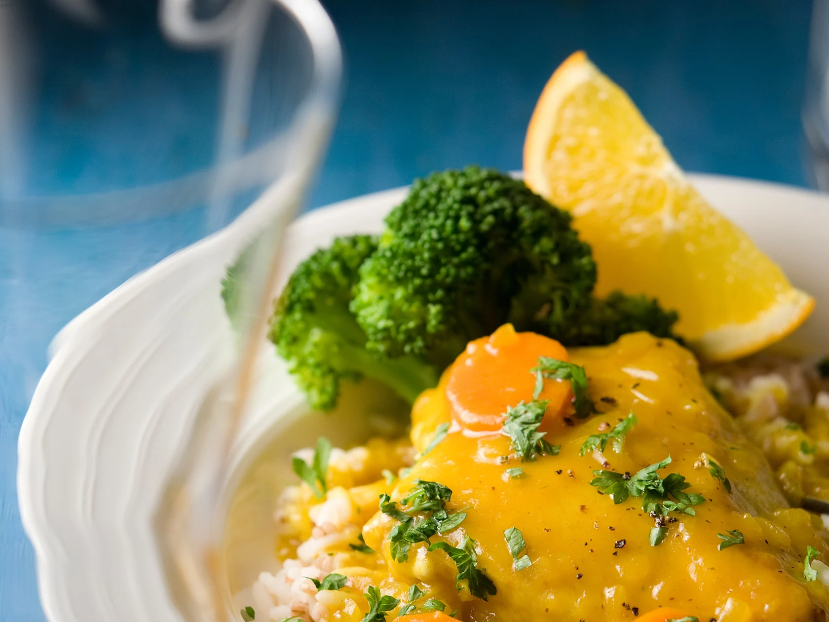 Hedelmäinen appelsiinibroileri