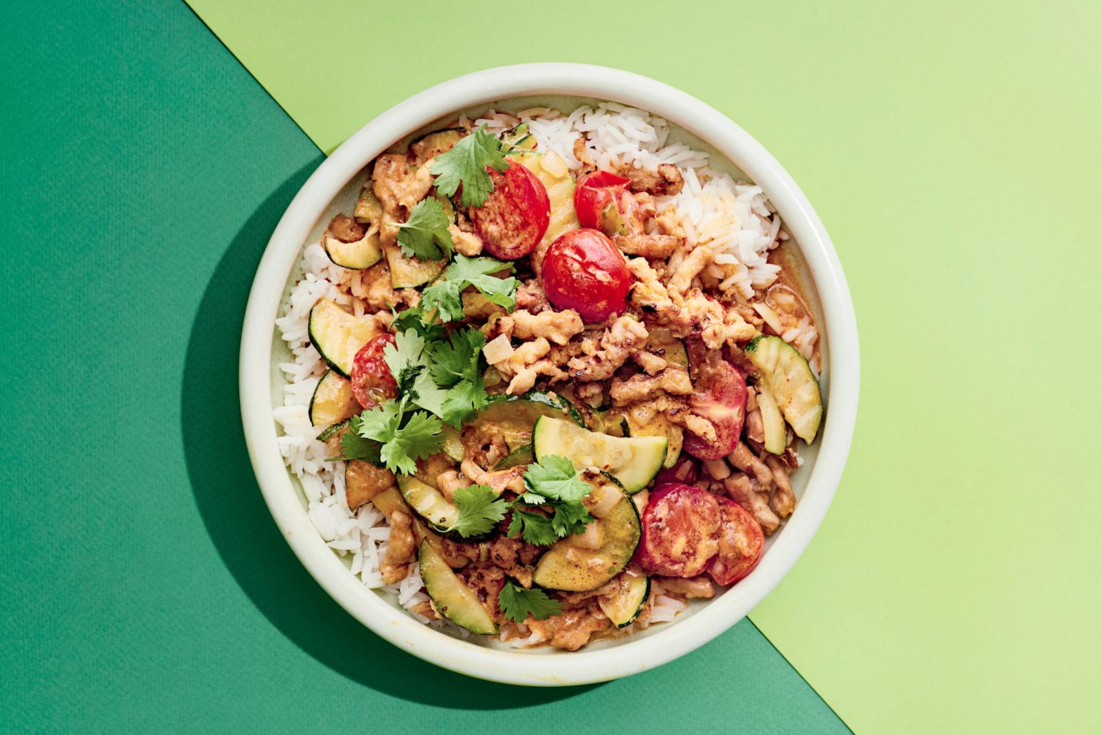 Vegaaninen panang curry