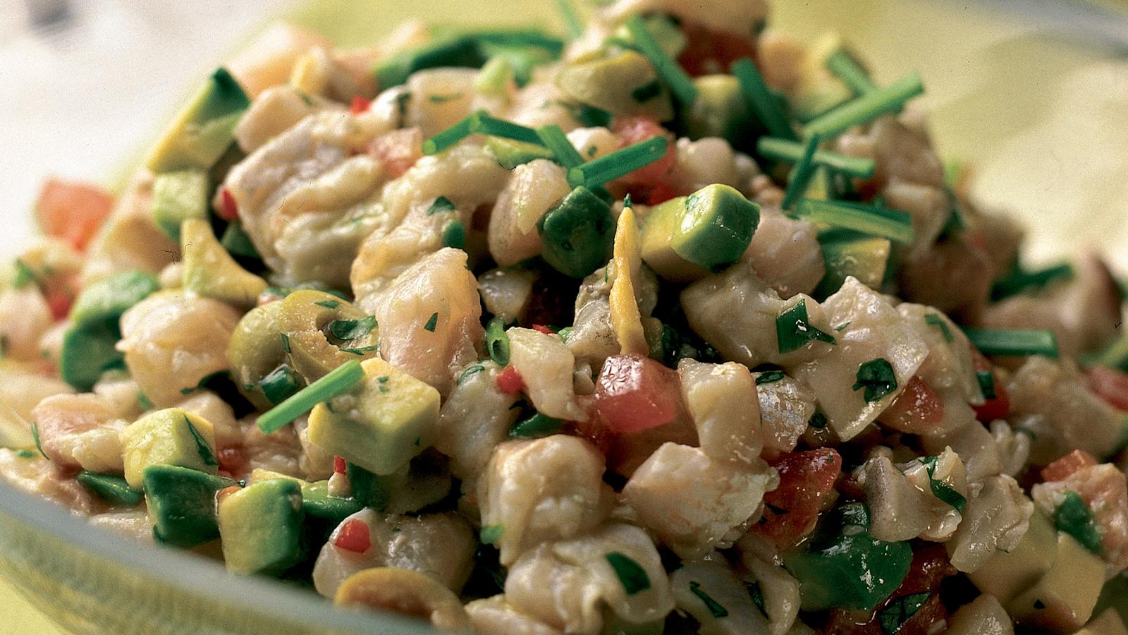 Siika-kasvisceviche