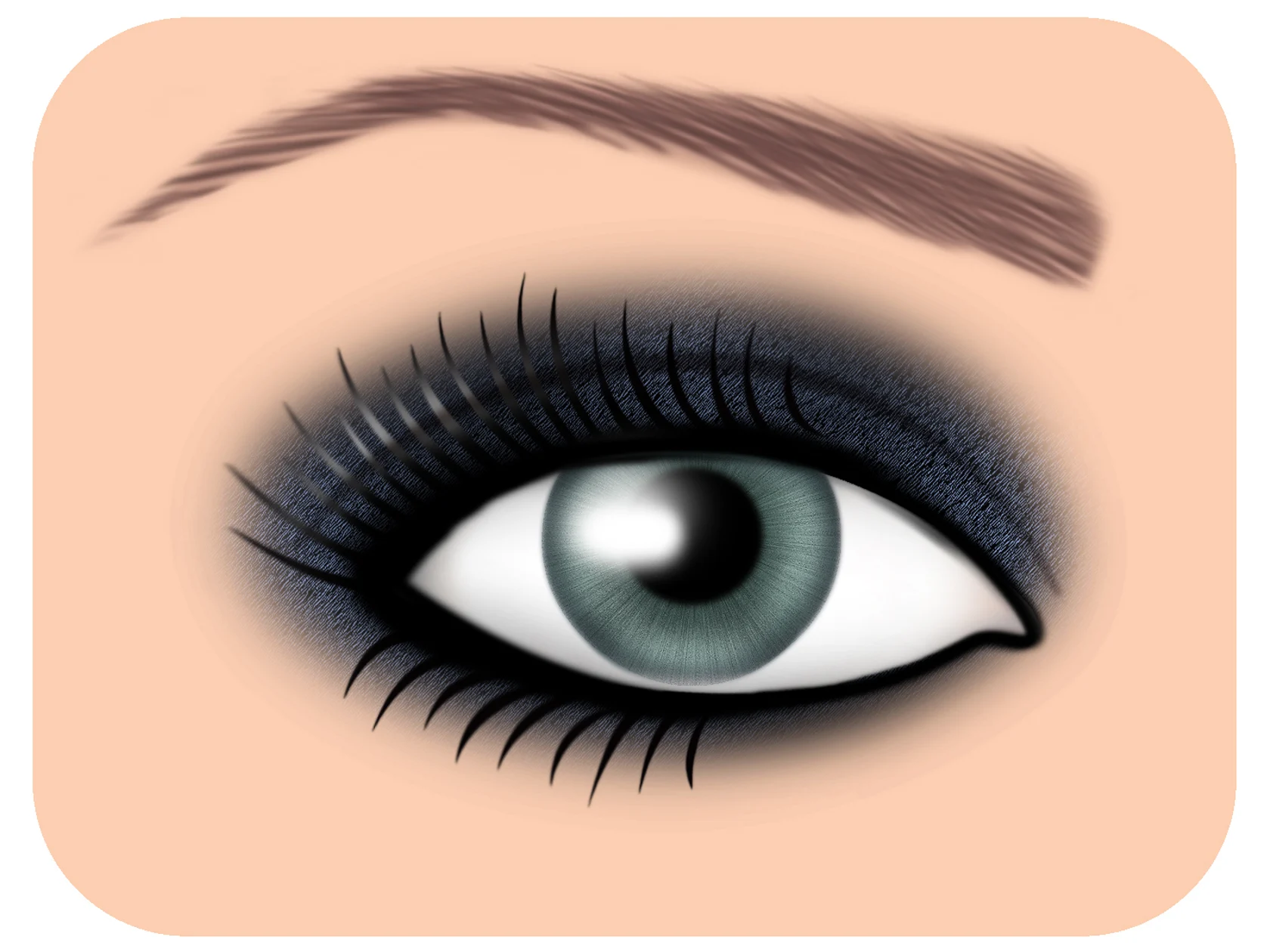 Meikkiohjeet smoky eyes- meikkiin