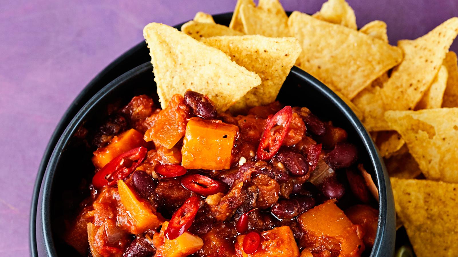 Chili con kurpitsa