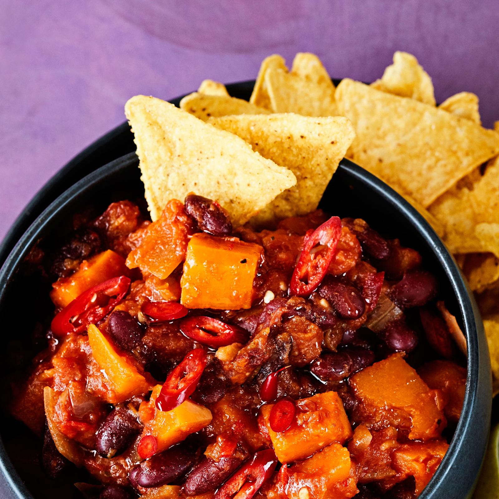 Chili con kurpitsa