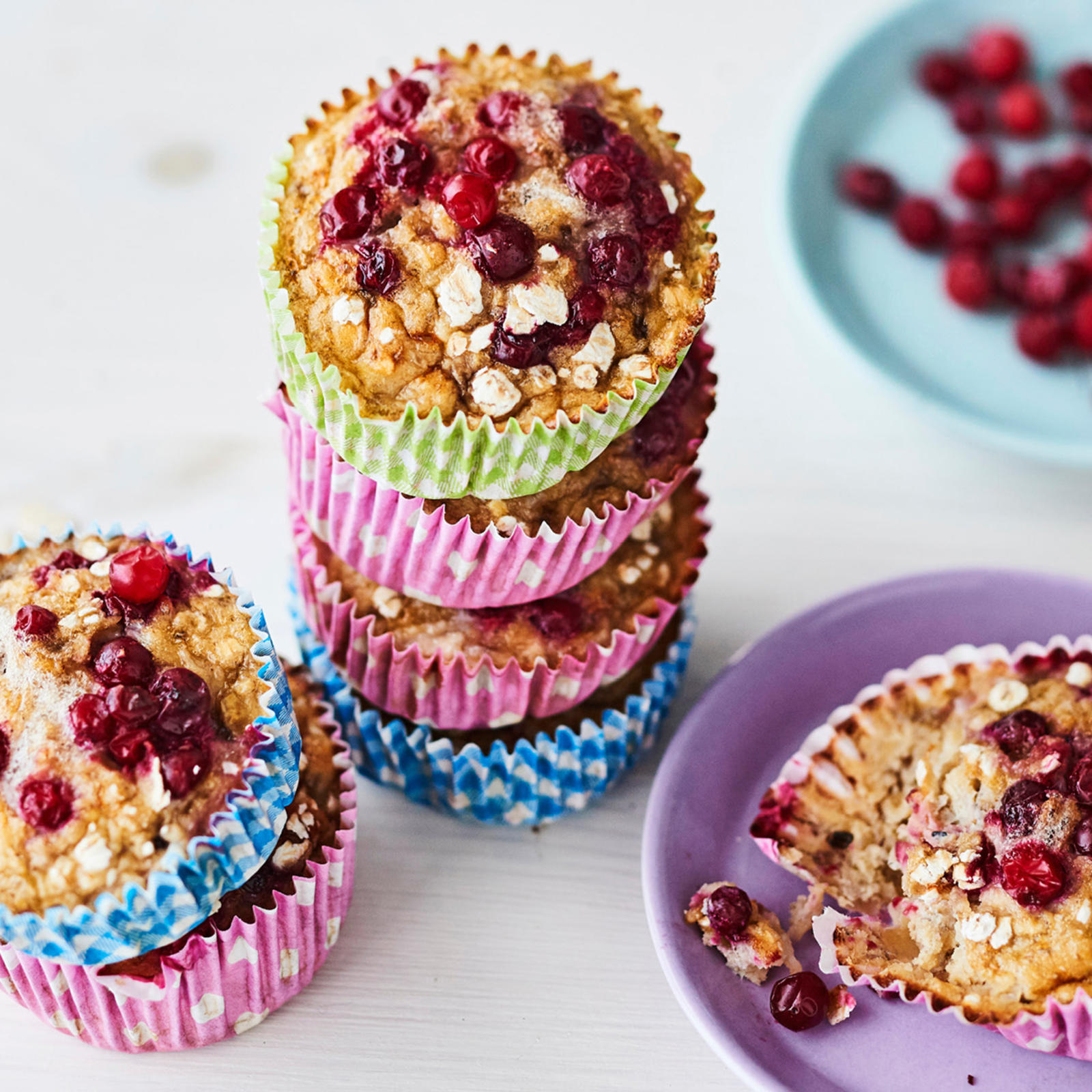 Neljän aineksen marjamuffinit