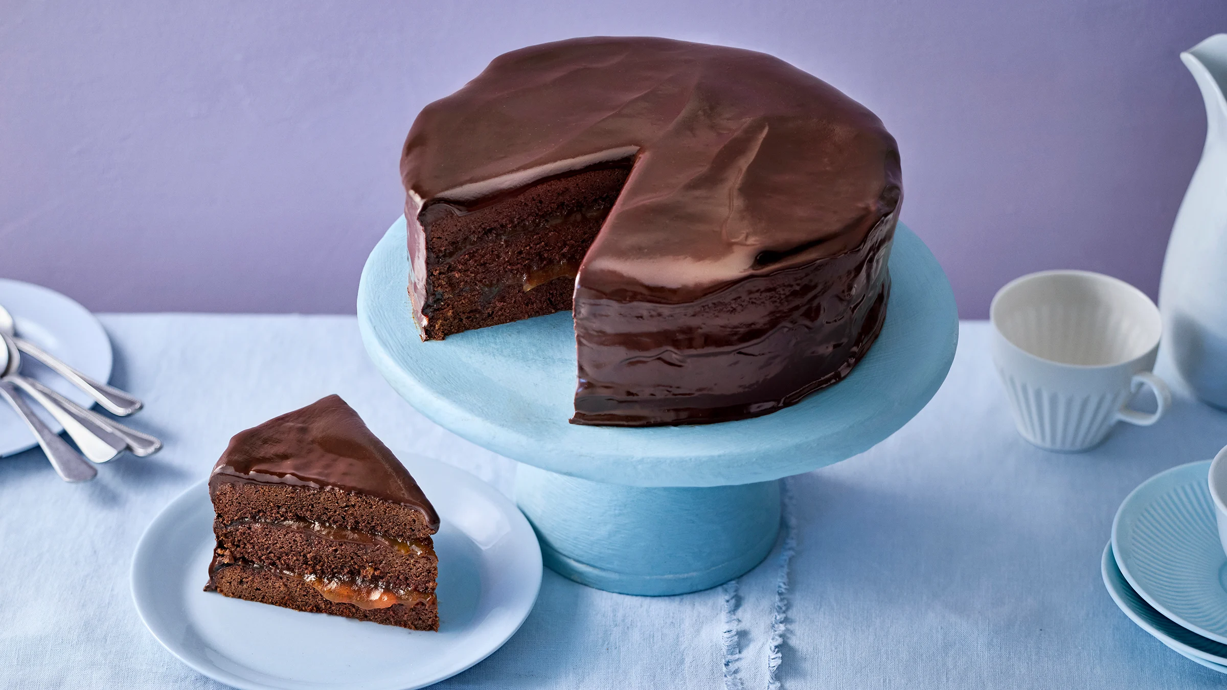 Herkullinen sacherkakku