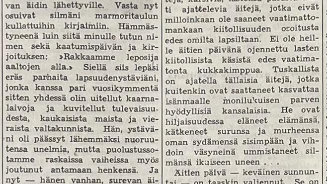 Äitienpäivä 1943