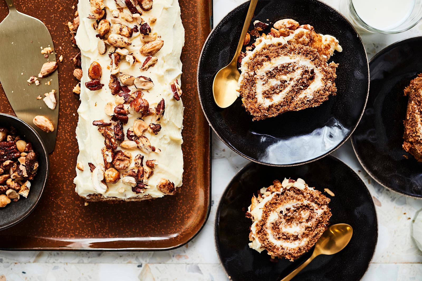 Rukiinen porkkanakakkukääretorttu