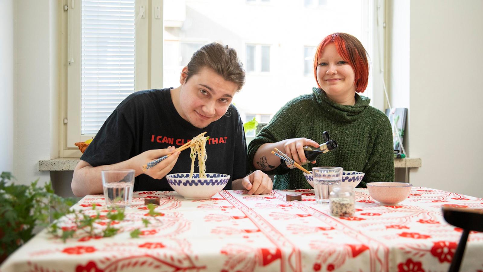 Linnea Suutarinen ja Folke Munter