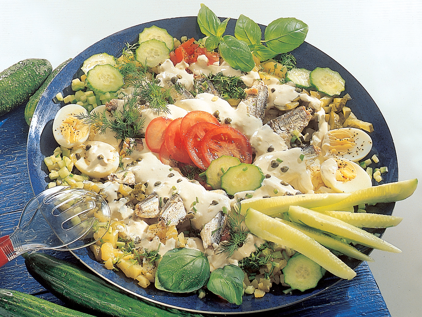 Venäläinen kesäsalaatti