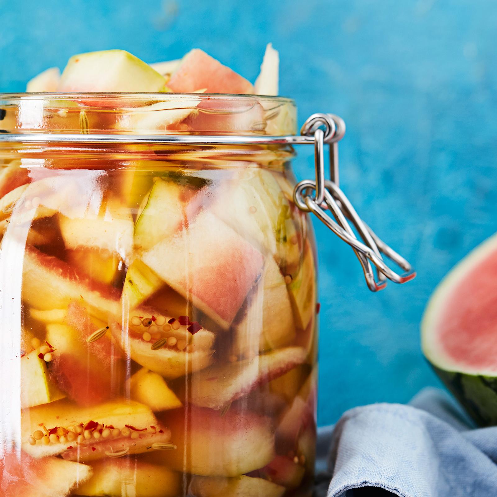 Pikkelöity vesimelonin kuori