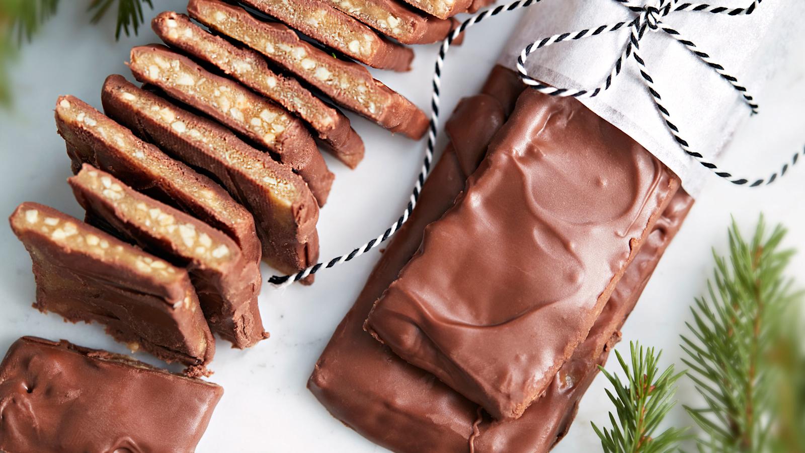 Suklaakrokanttipalat