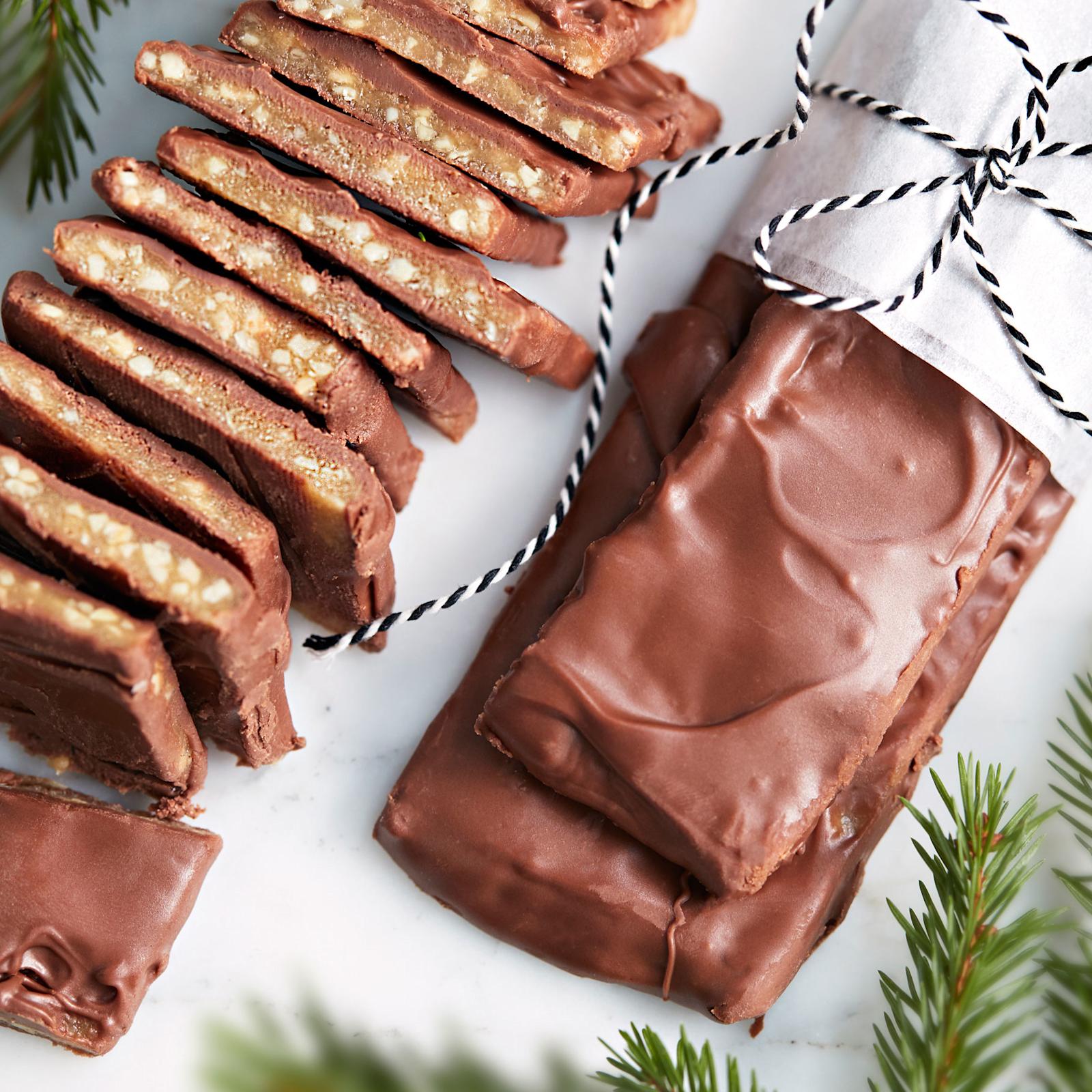 Suklaakrokanttipalat