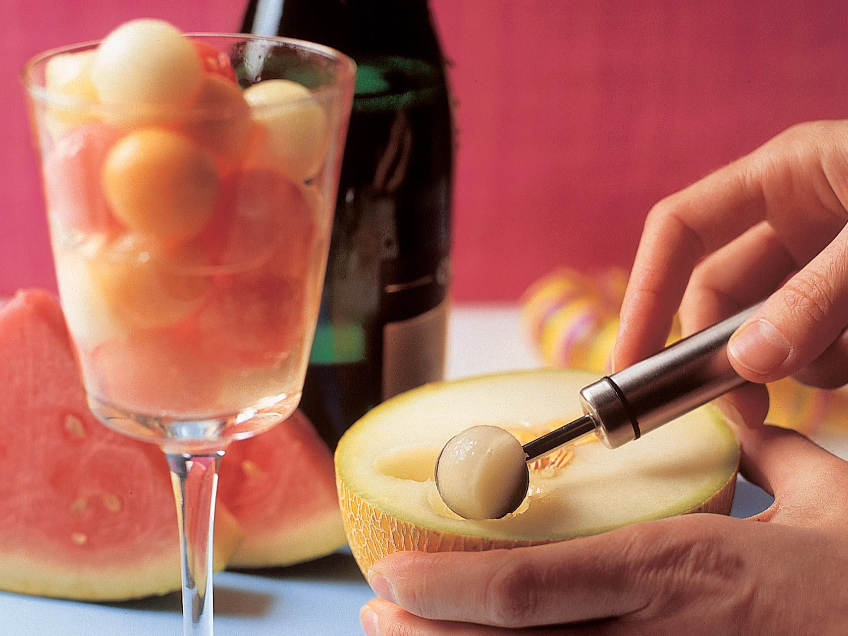 Kuohuvat melonipallot