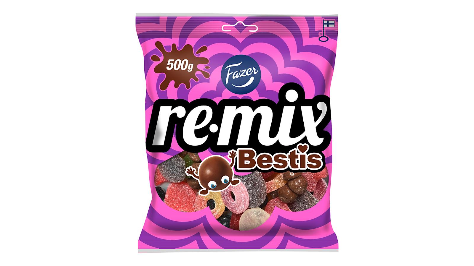 Fazer Remix Bestis -karkkipussi