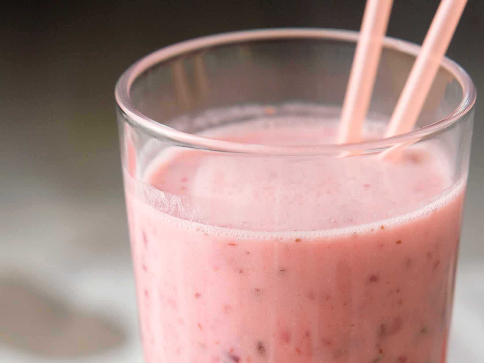 Puolukka-pellavansiemensmoothie