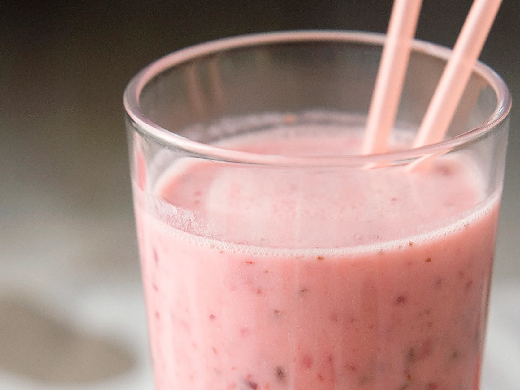 Puolukka-pellavansiemensmoothie