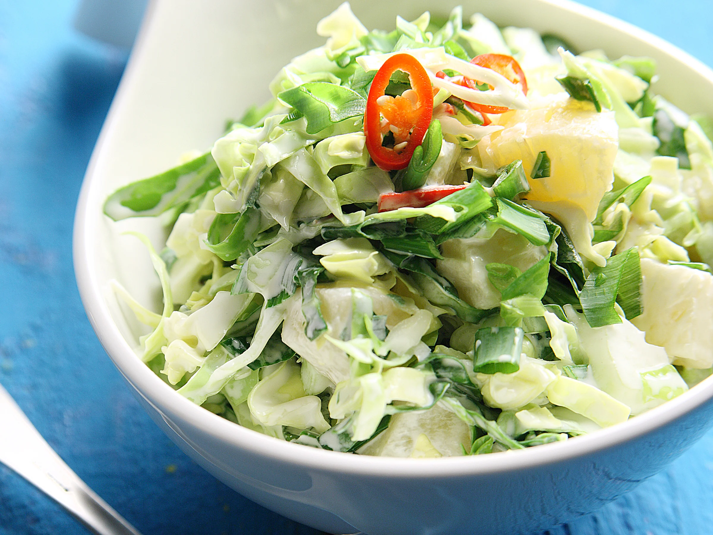 Chili-ananas-coleslaw