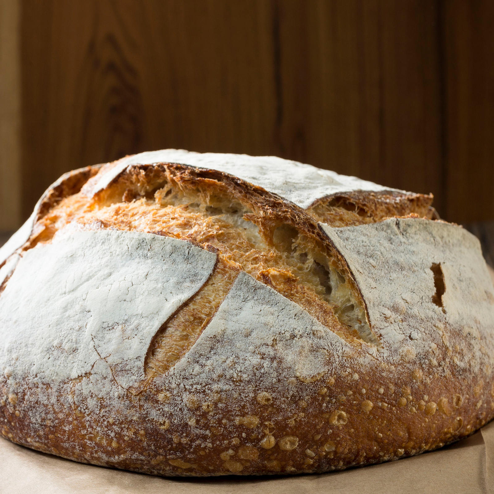 Juurileivän kohoaminen tapahtuu jauhoista, vedestä ja suolasta valmistetun juuren avulla.