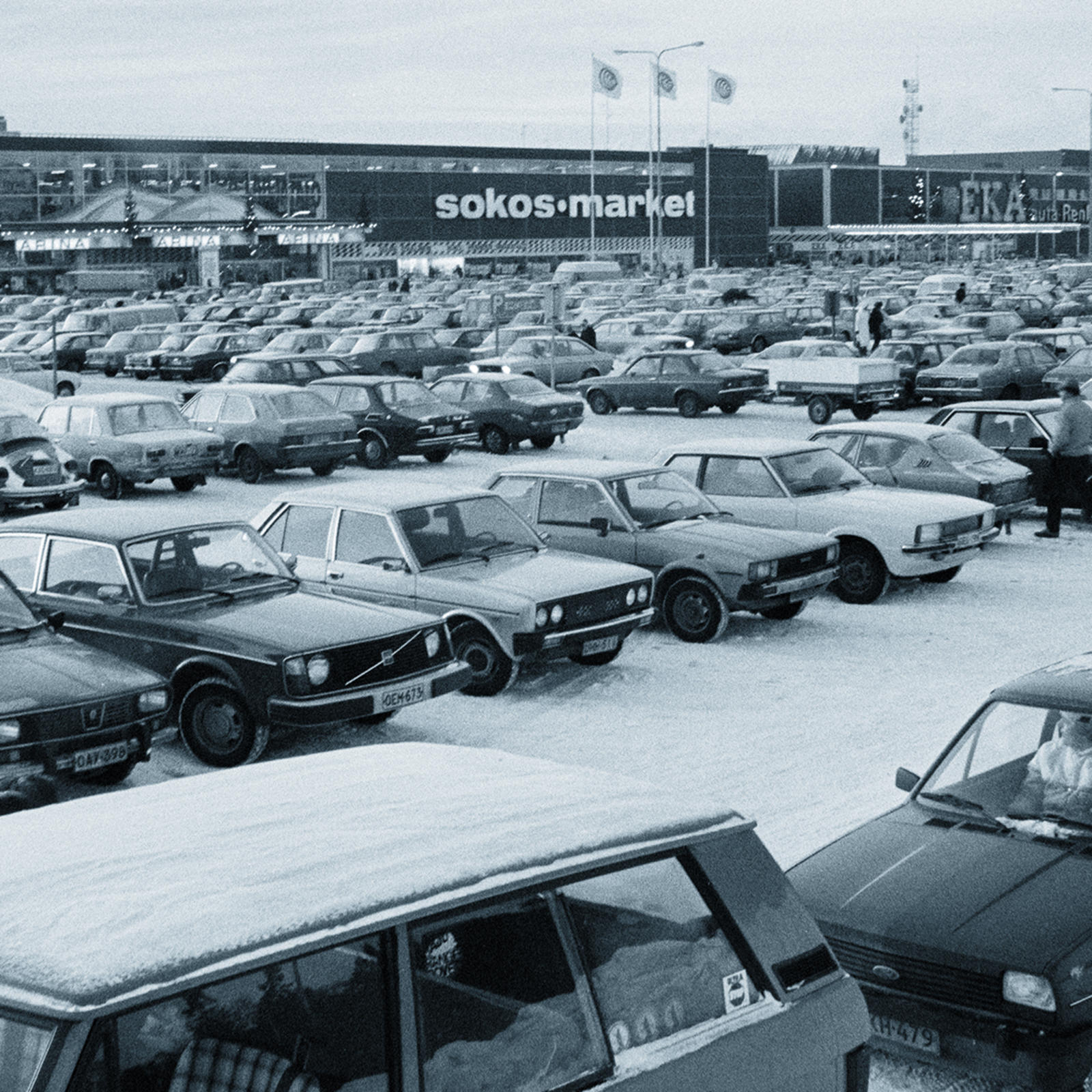 Oulun Raksilassa sijainnut Sokos-market oli suosittu ostospaikka.