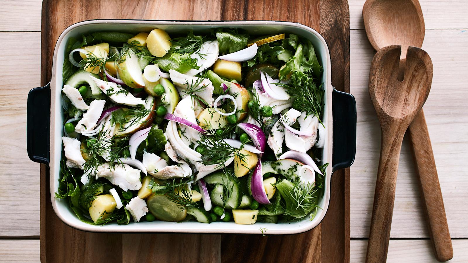 Sitruunainen savusiikasalaatti