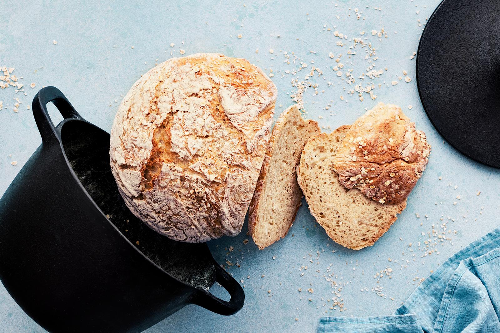 Helppo kaurapataleipä