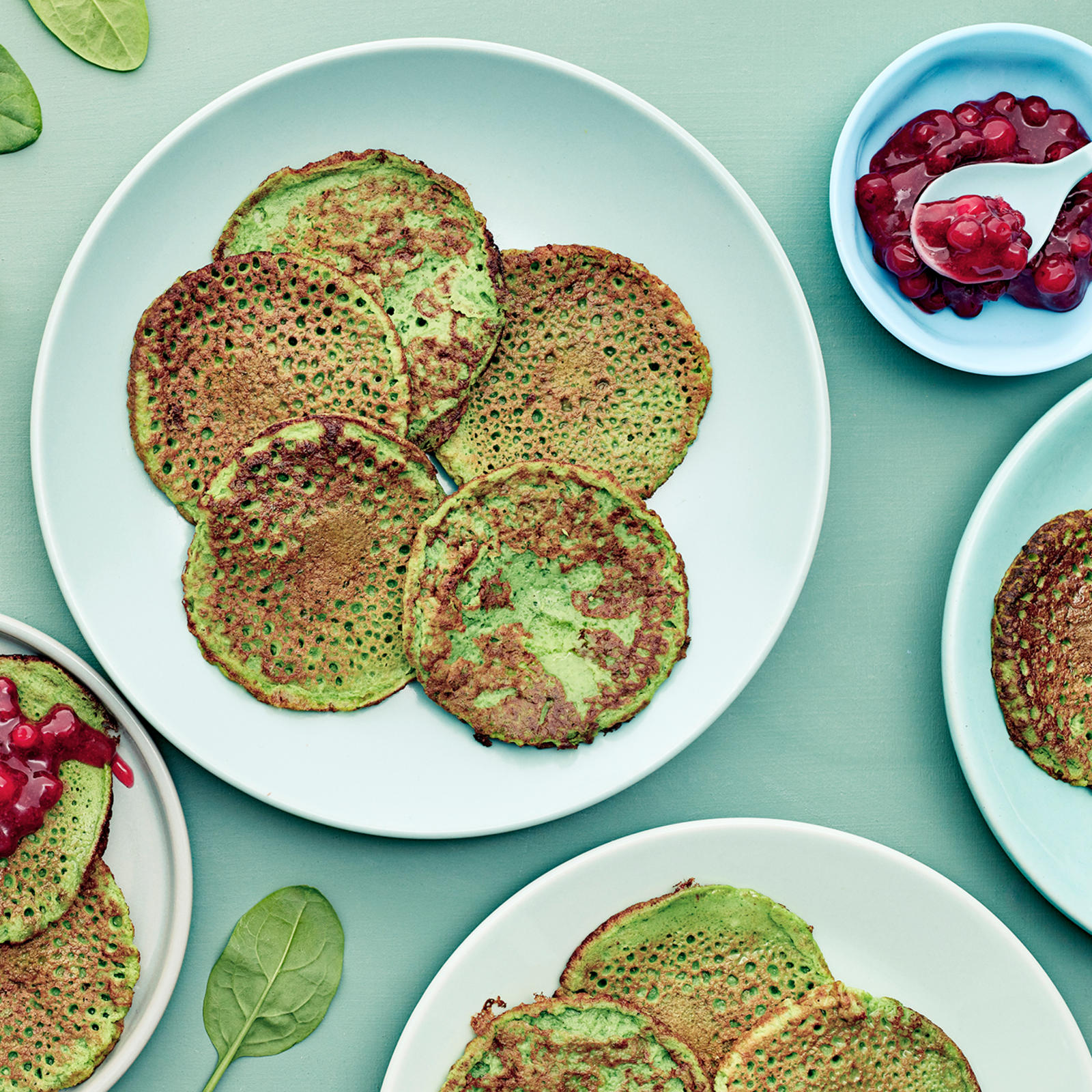 Pinaattiletut tuoreesta pinaatista