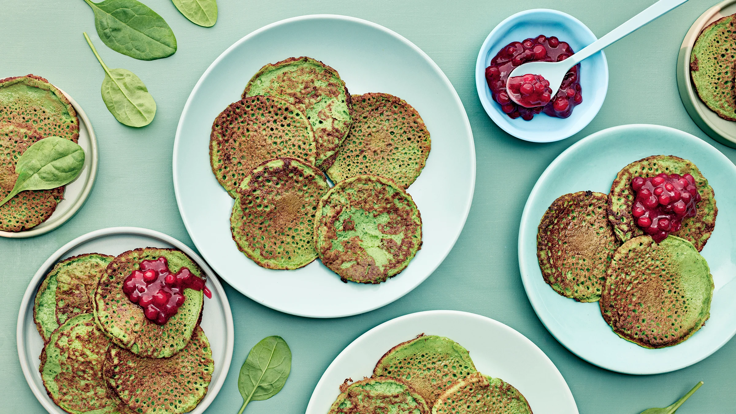 Pinaattiletut tuoreesta pinaatista