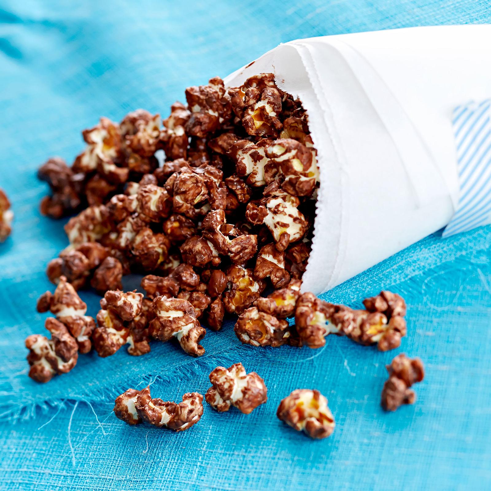 Pähkinä-suklaapopcornit