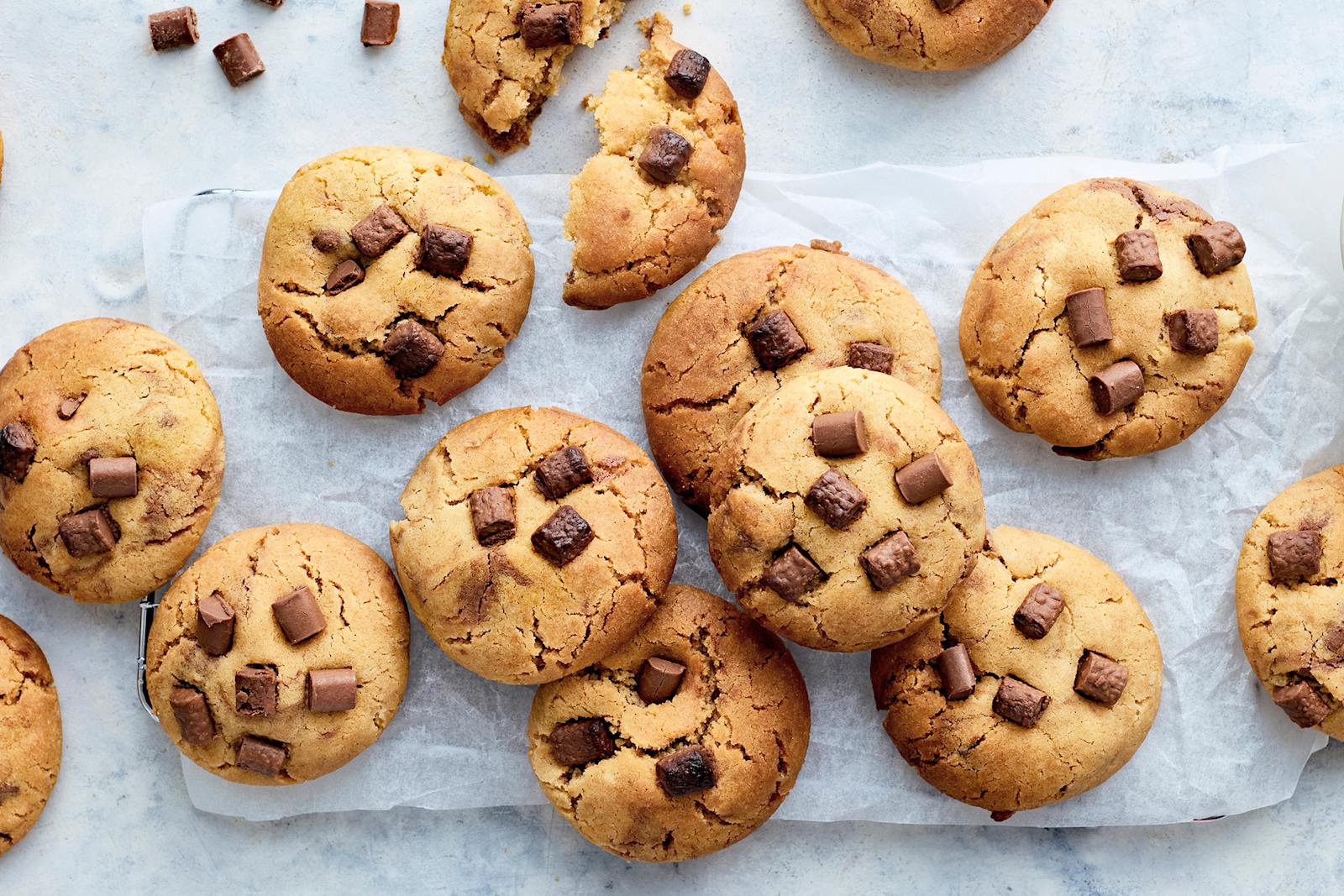 Pehmeät suklaahippukeksit