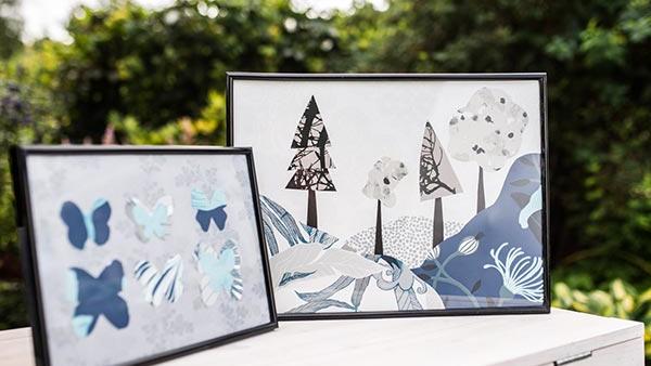 Tapettiylijäämät tauluiksi