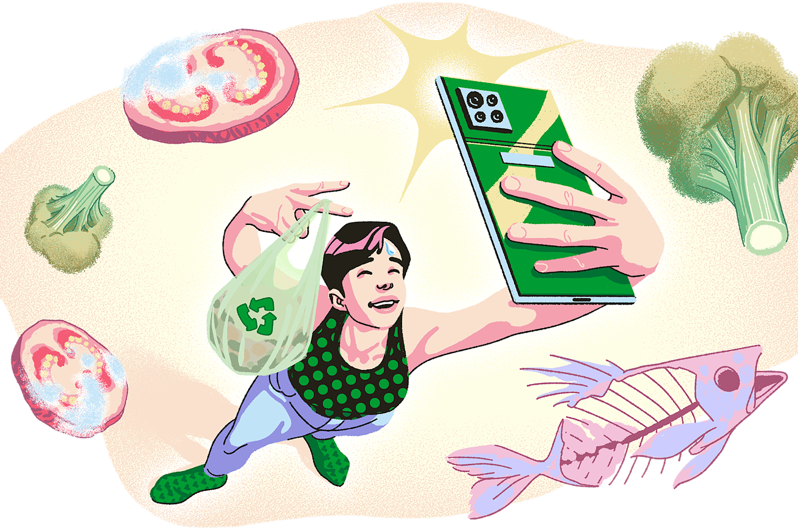 Piirroskuva säästövinkeistä.