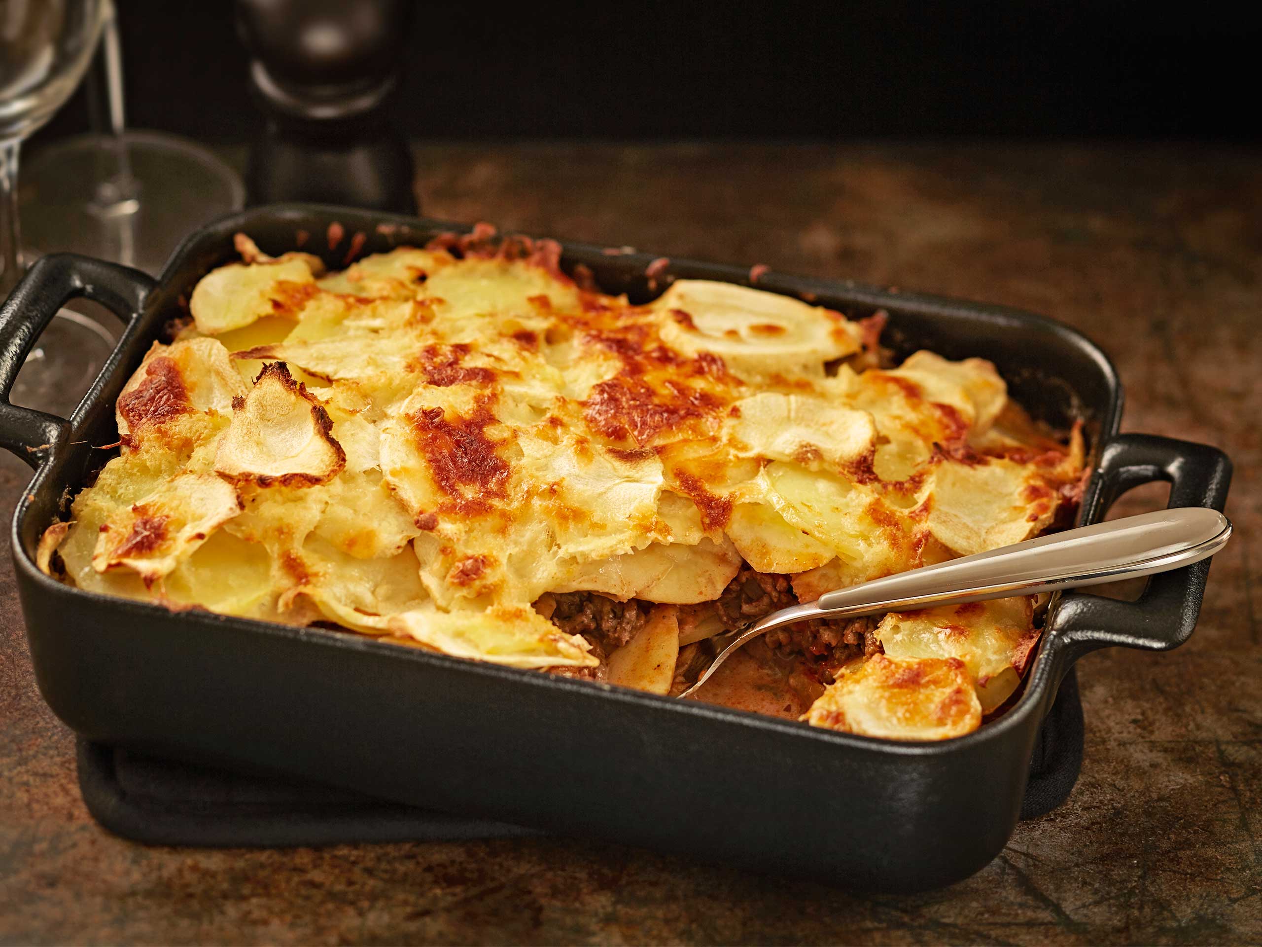 Palsternakka-jauhelihapaistos