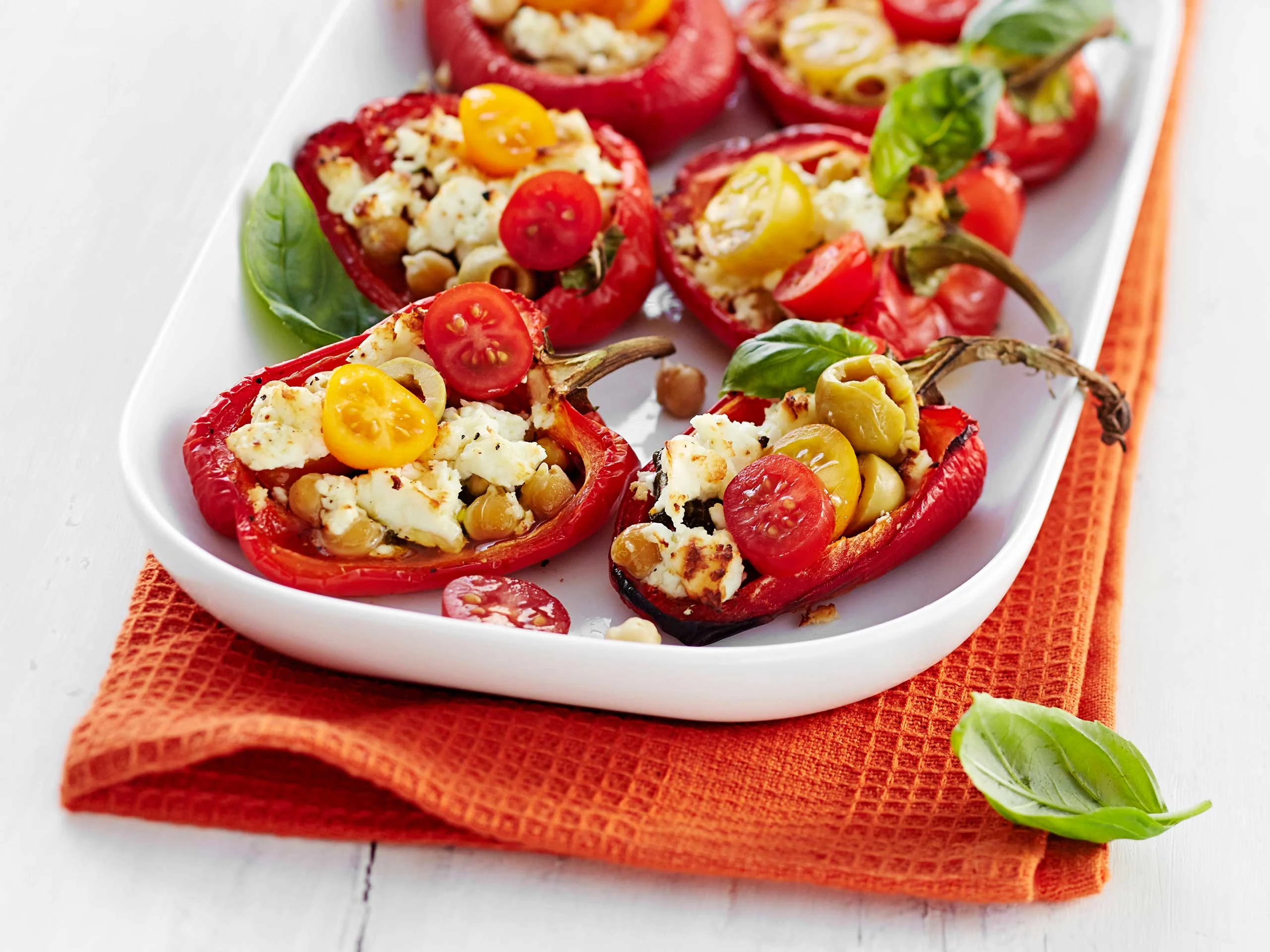 Täytetyt uunipaprikat