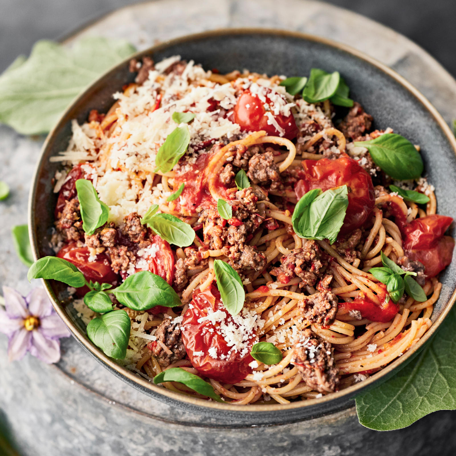 Bolognese tuoreista tomaateista