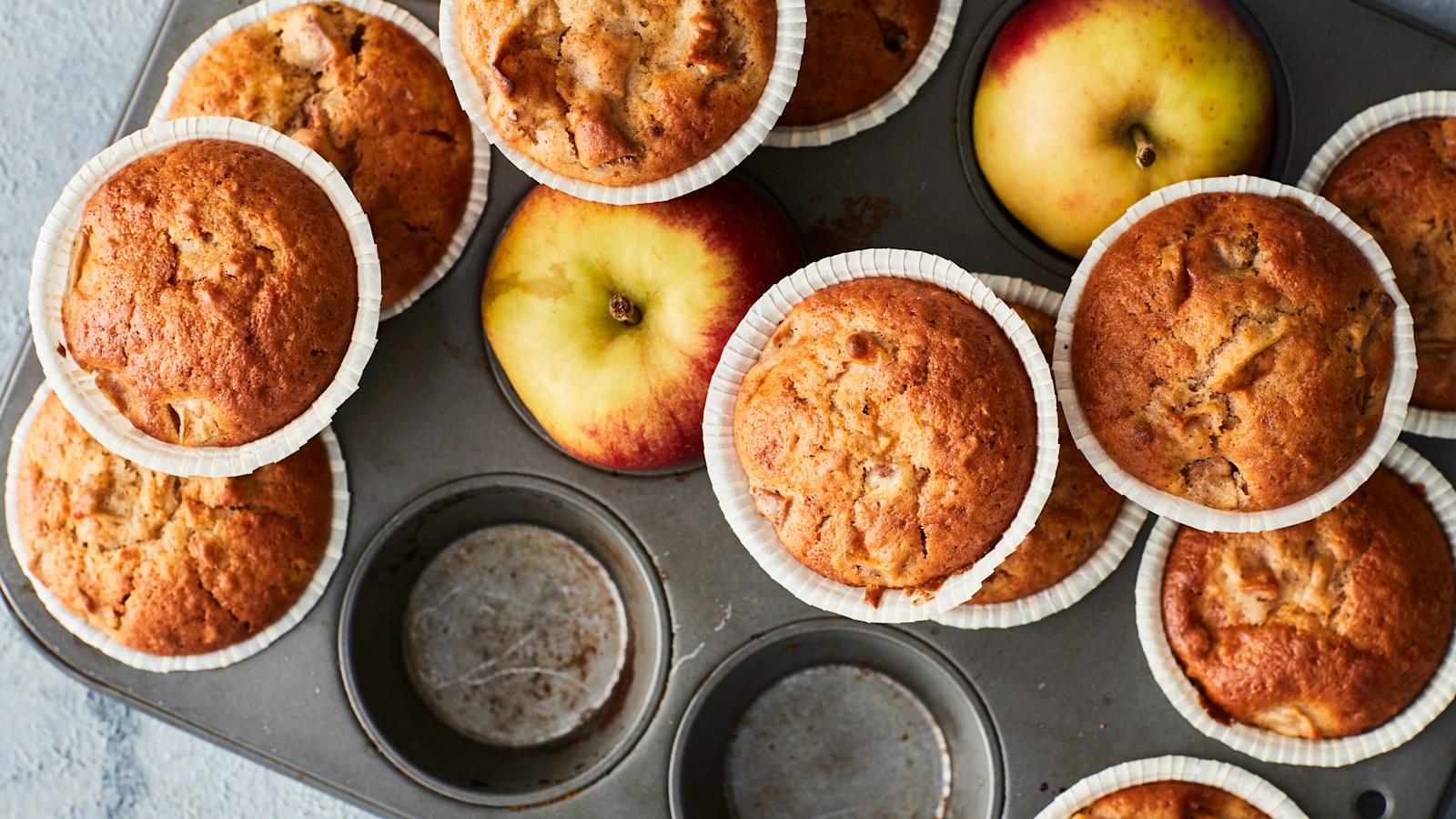 Omenaposken mantelimuffinit