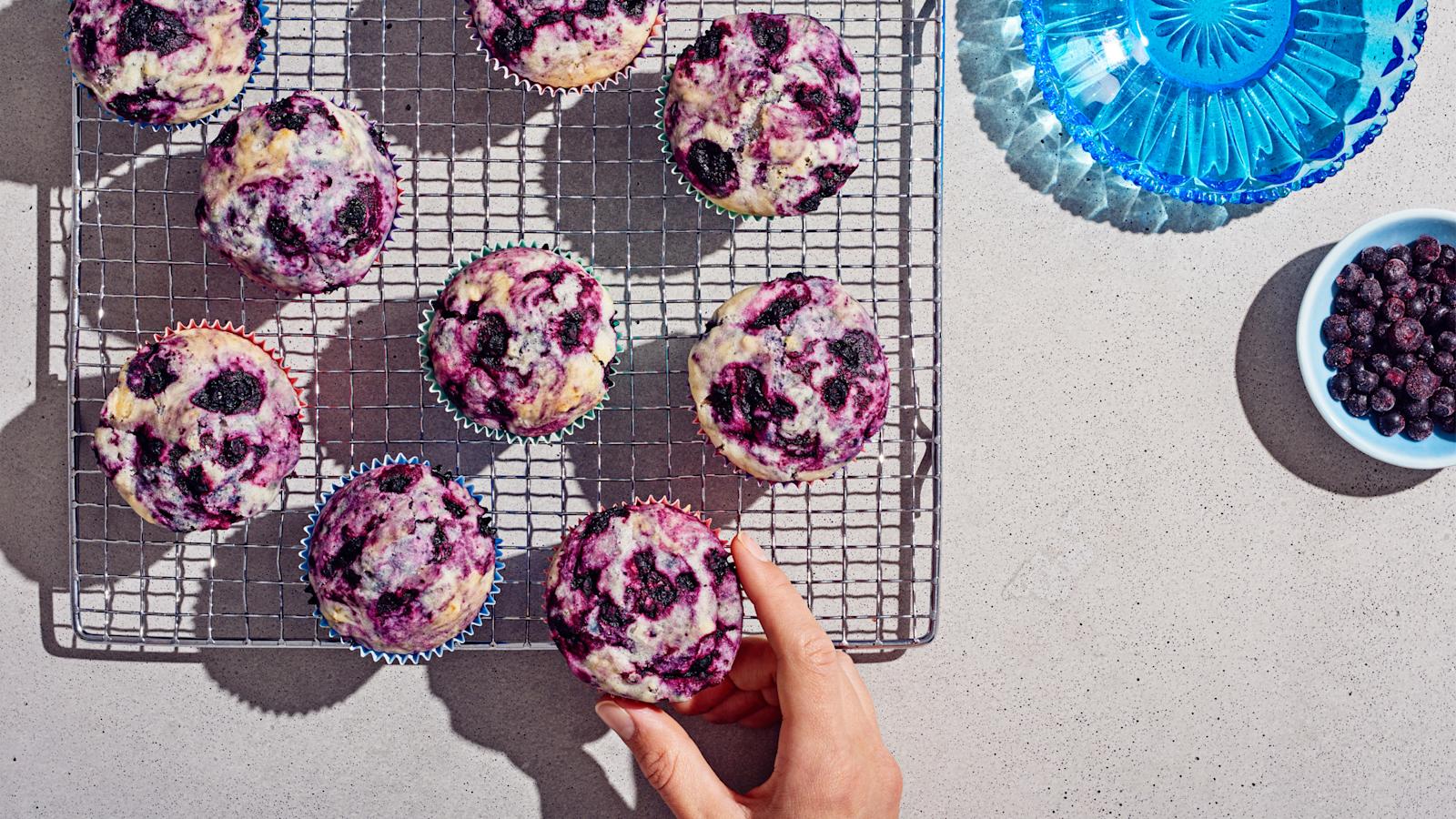 Gluteenittomat mustikkamuffinit