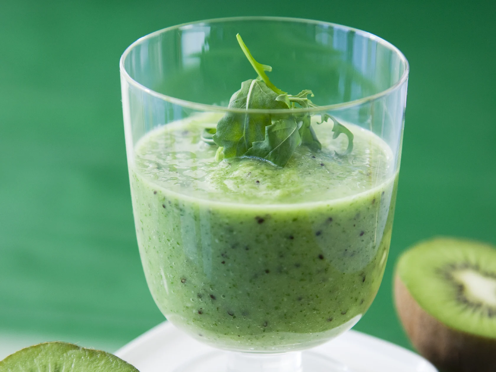 Kiivi-rucolasmoothie
