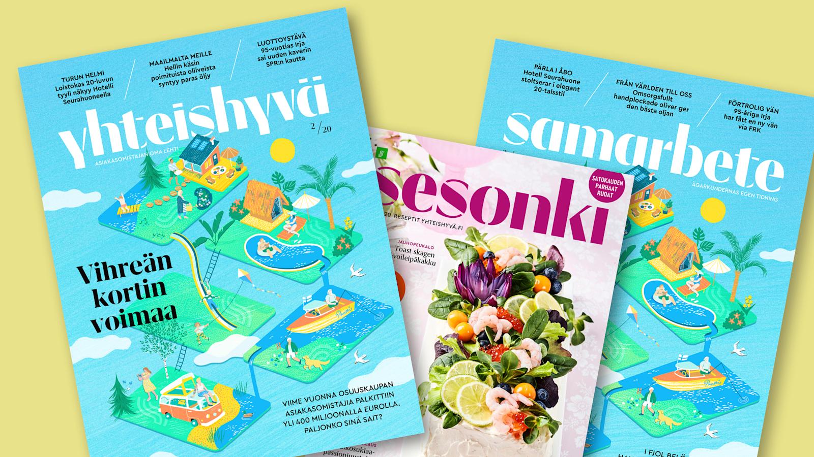 Yhteishyvä- ja Sesonki-lehdet 2/2020.