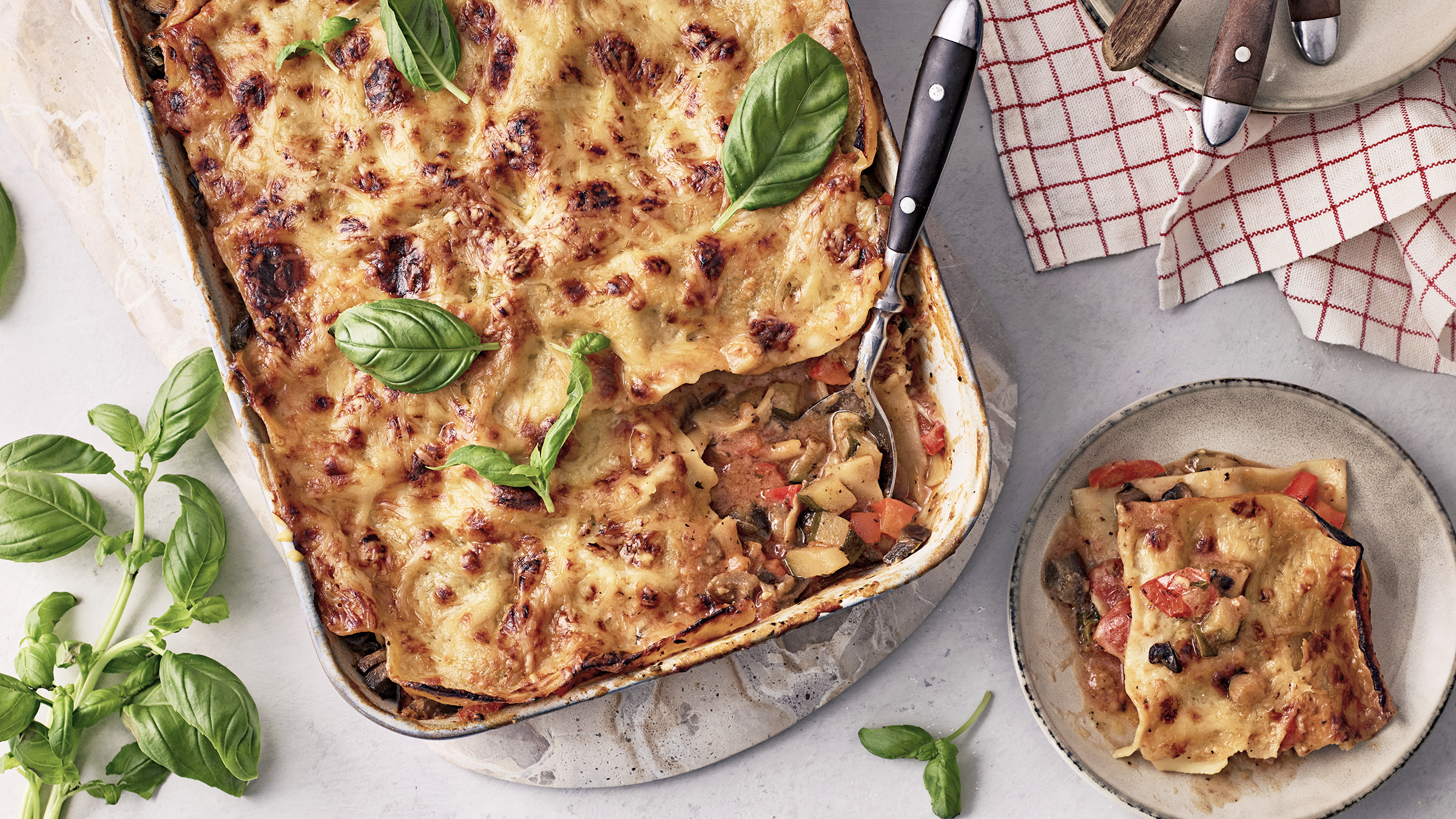 Maukas kasvislasagne