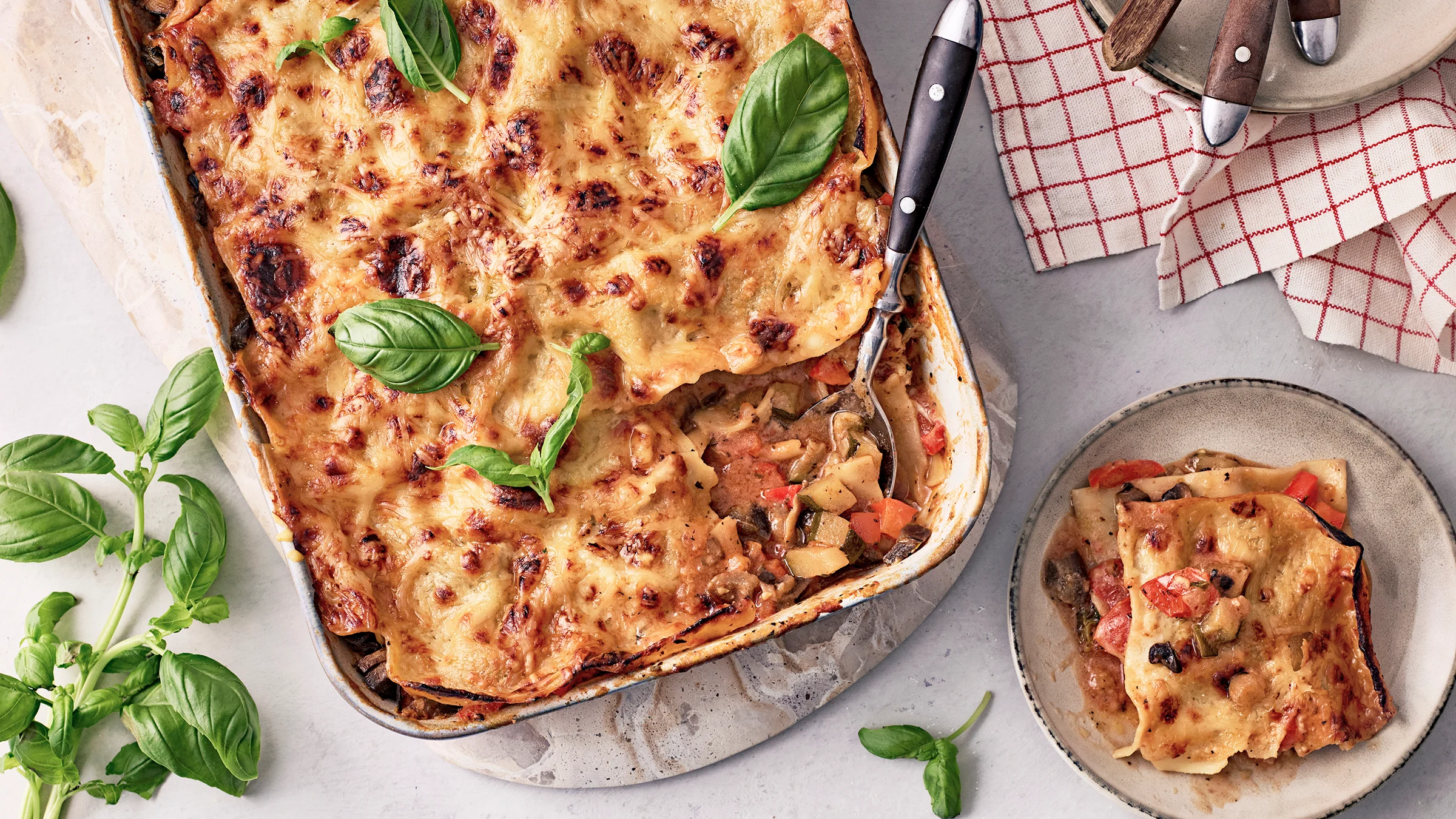 Maukas kasvislasagne