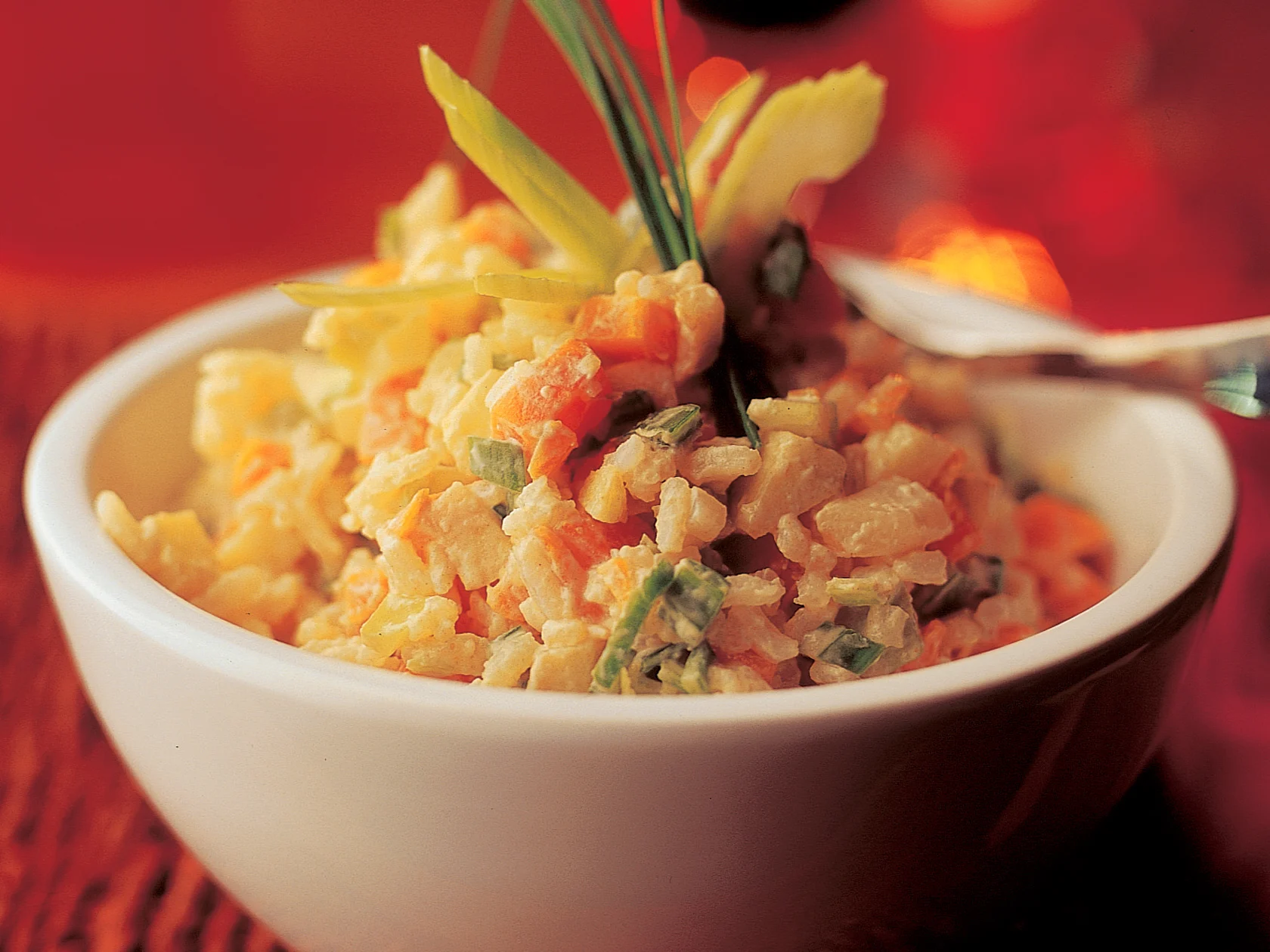 Riisisalaattia italialaiseen tapaan