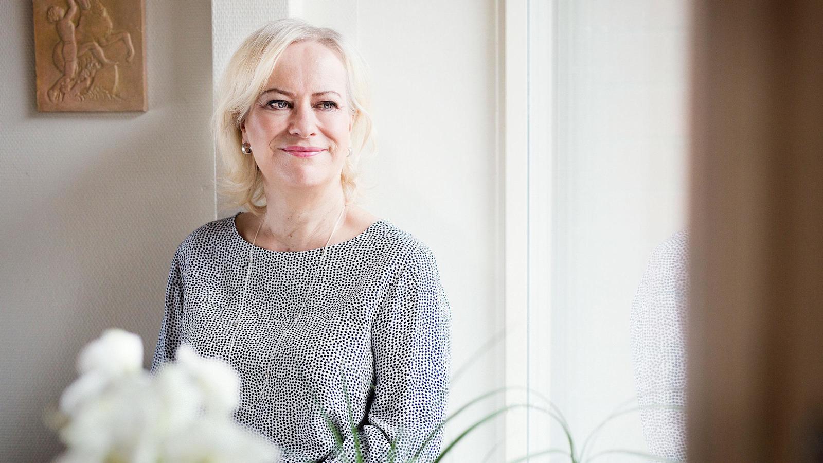 Kirjailija Sinikka Nopola