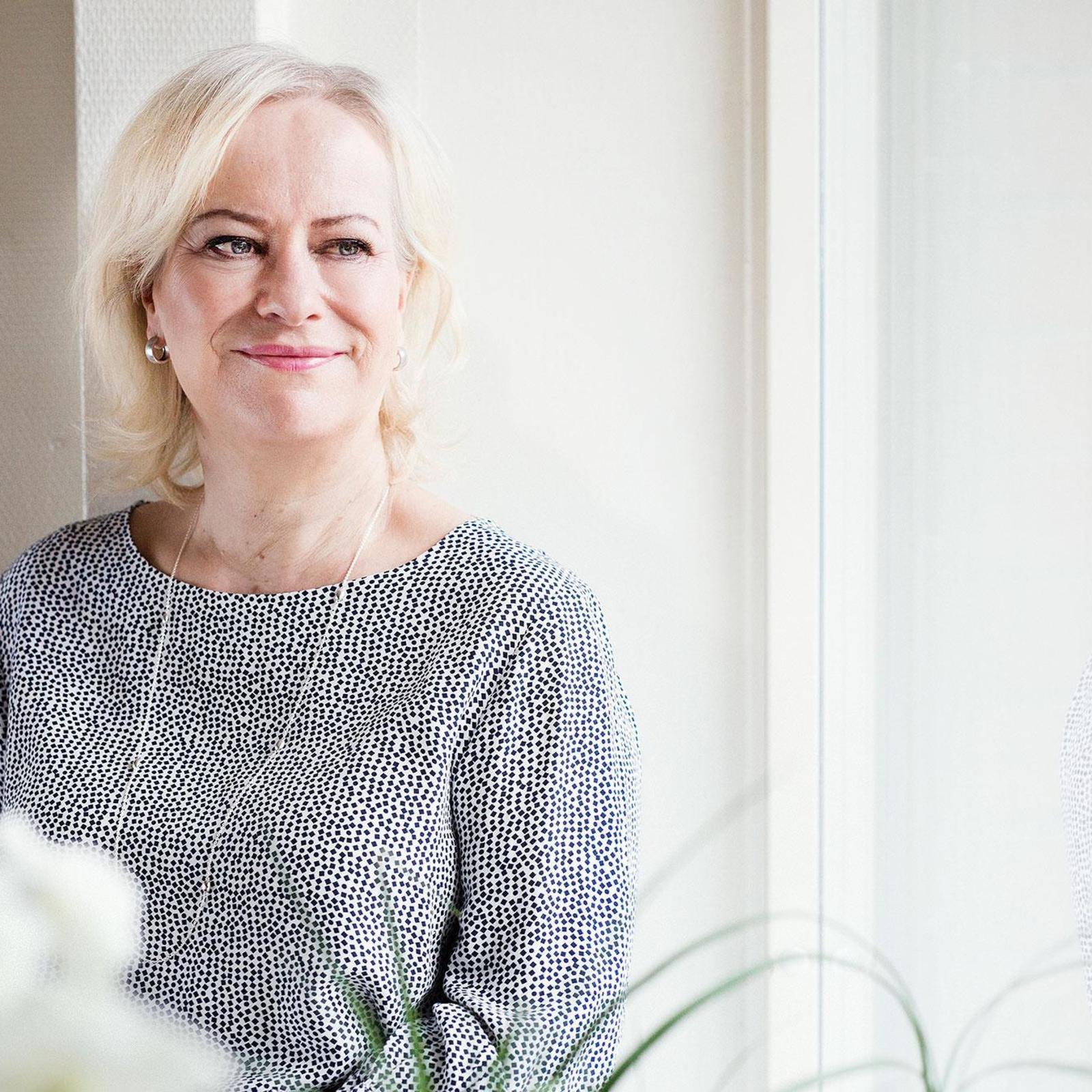 Kirjailija Sinikka Nopola