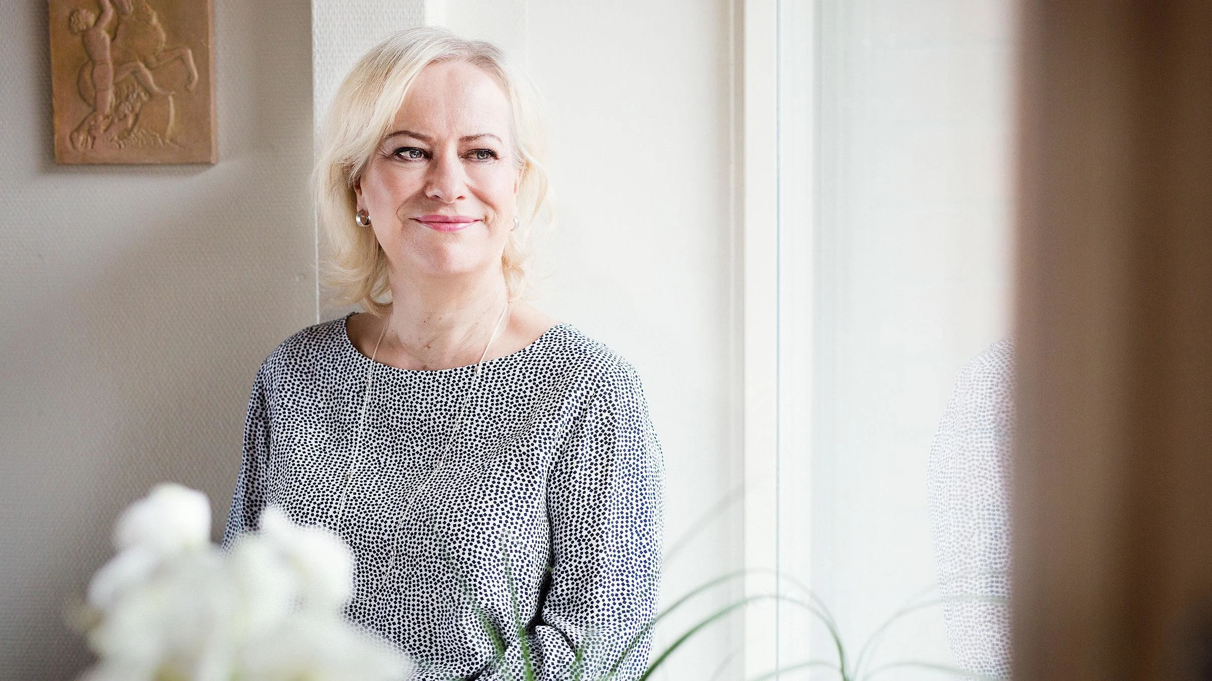 Kirjailija Sinikka Nopola