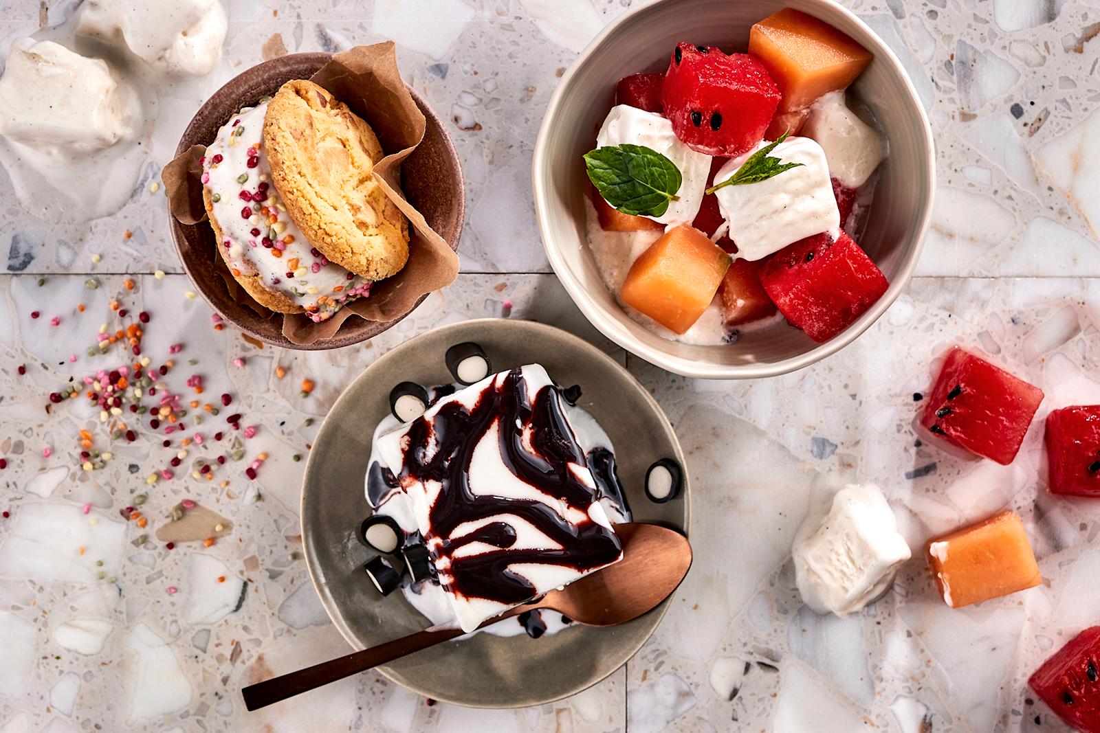 Kolme tapaa tarjota vaniljajäätelöä