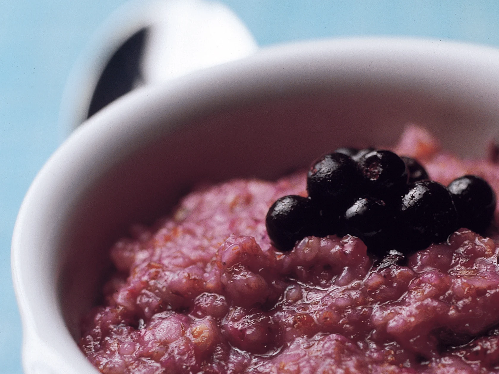 Vehnähiutale-mustikkapuuro