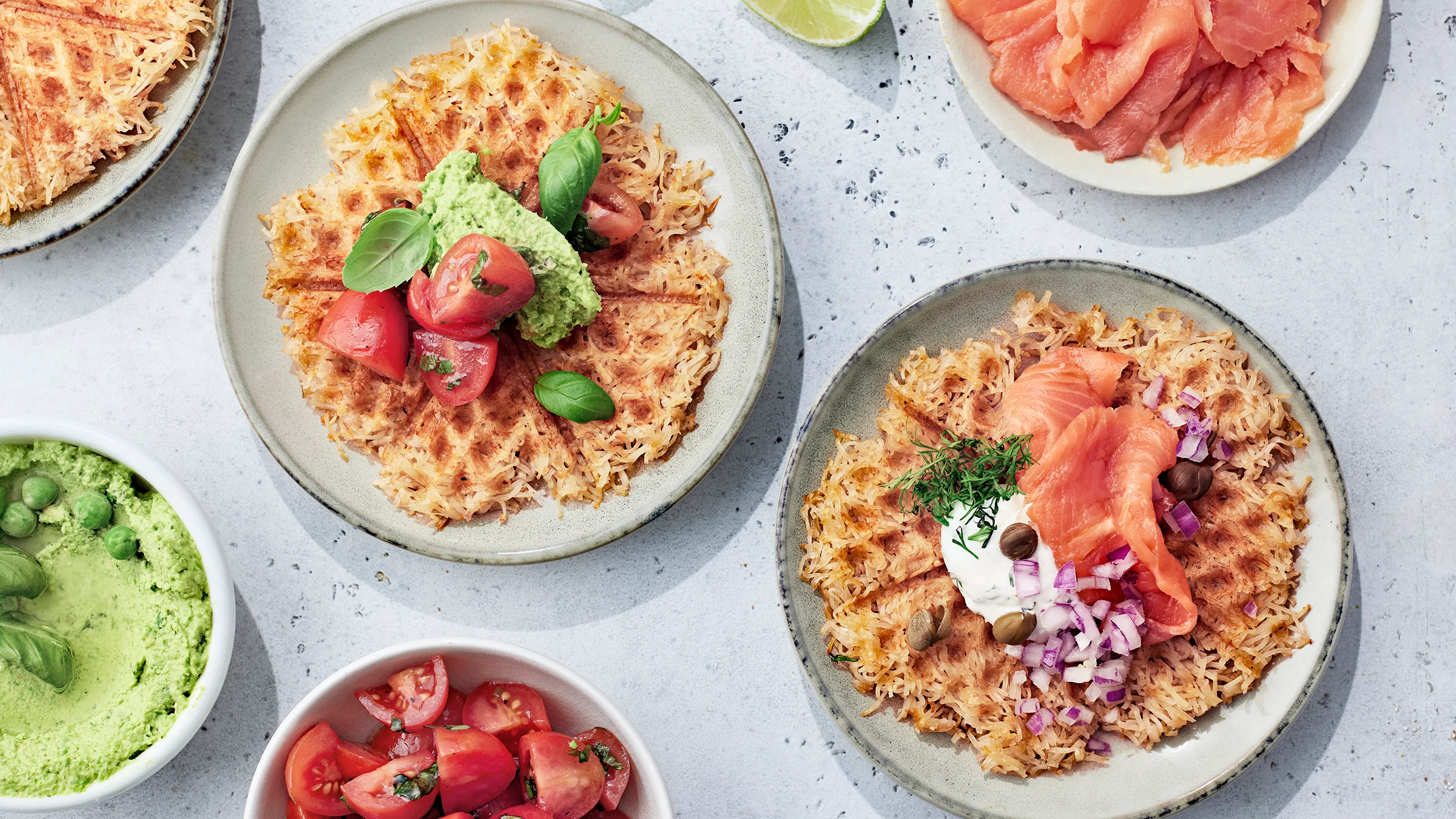 Täytetyt perunavohvelit