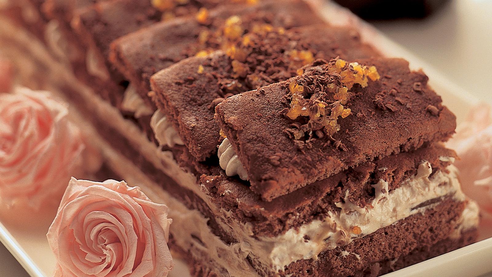 Suklainen banaani-appelsiinikakku