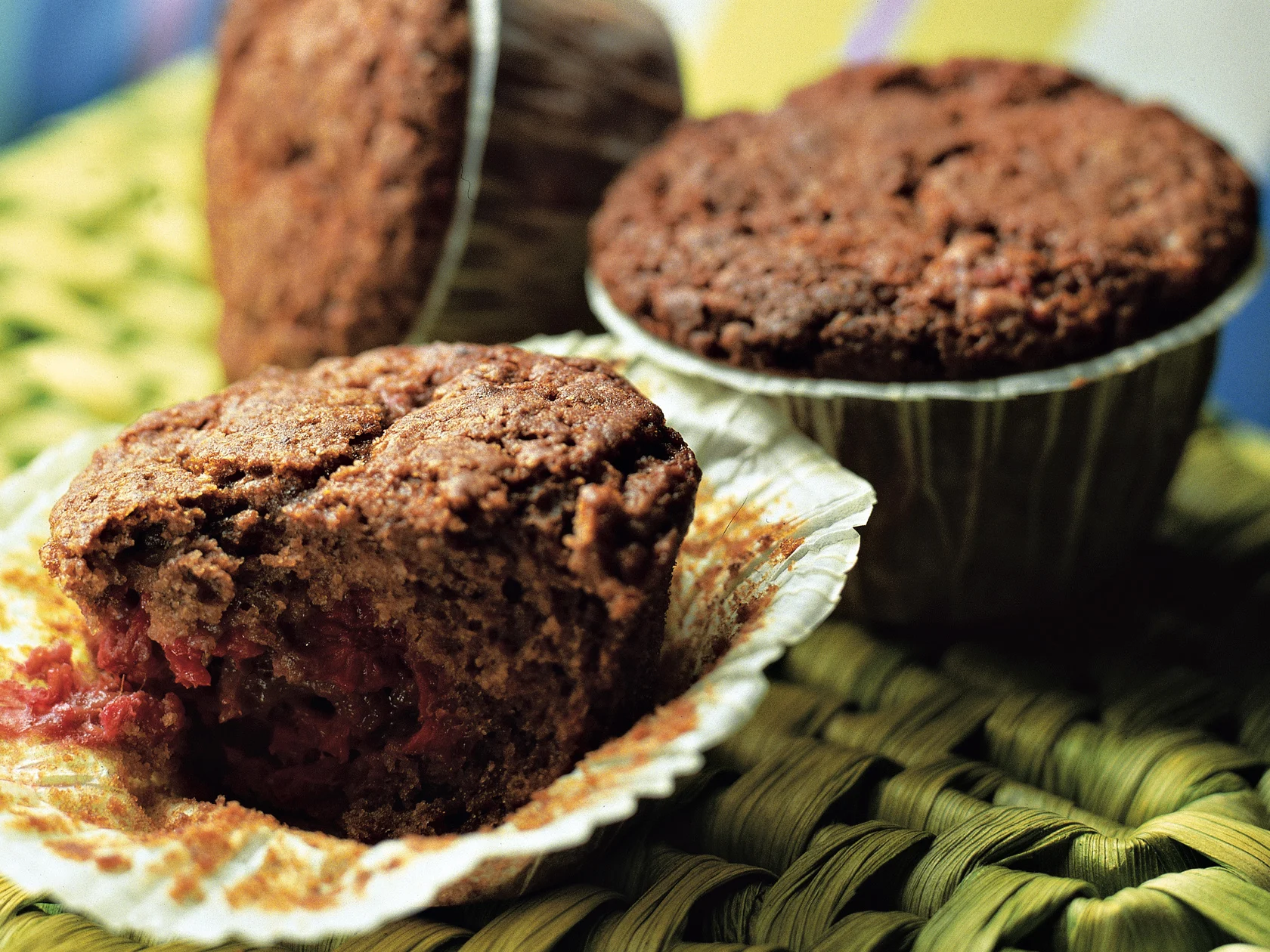 Vadelma-suklaamuffinit