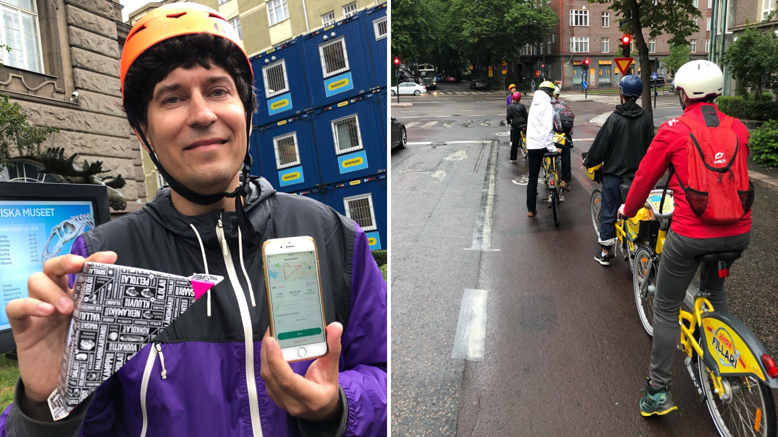Kasper Strömman inspiroitui kolmioleivästä.