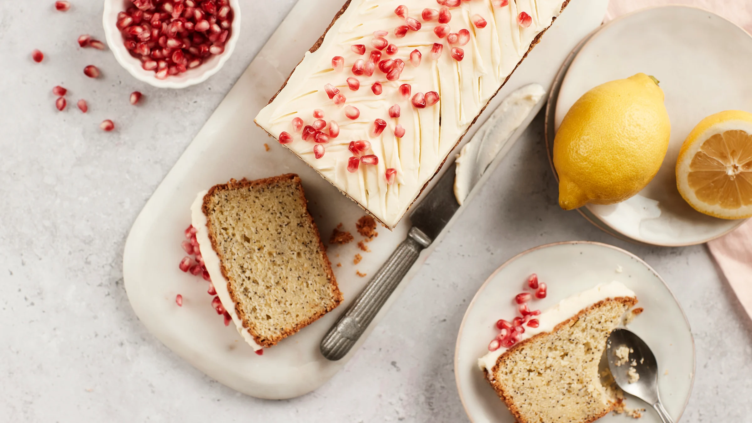 Jouluinen sitruunakakku